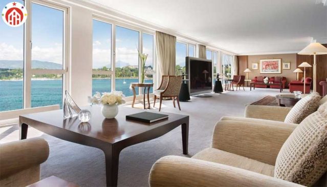 The Royal Penthouse Suite at the Hotel President Wilson, Geneva